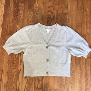 H&M Balloon Short Sleeve Cardigan